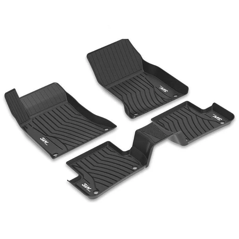 3W Mercedes-Benz GLA 2021-2024 Custom Floor Mats TPE Material & All-Weather Protection