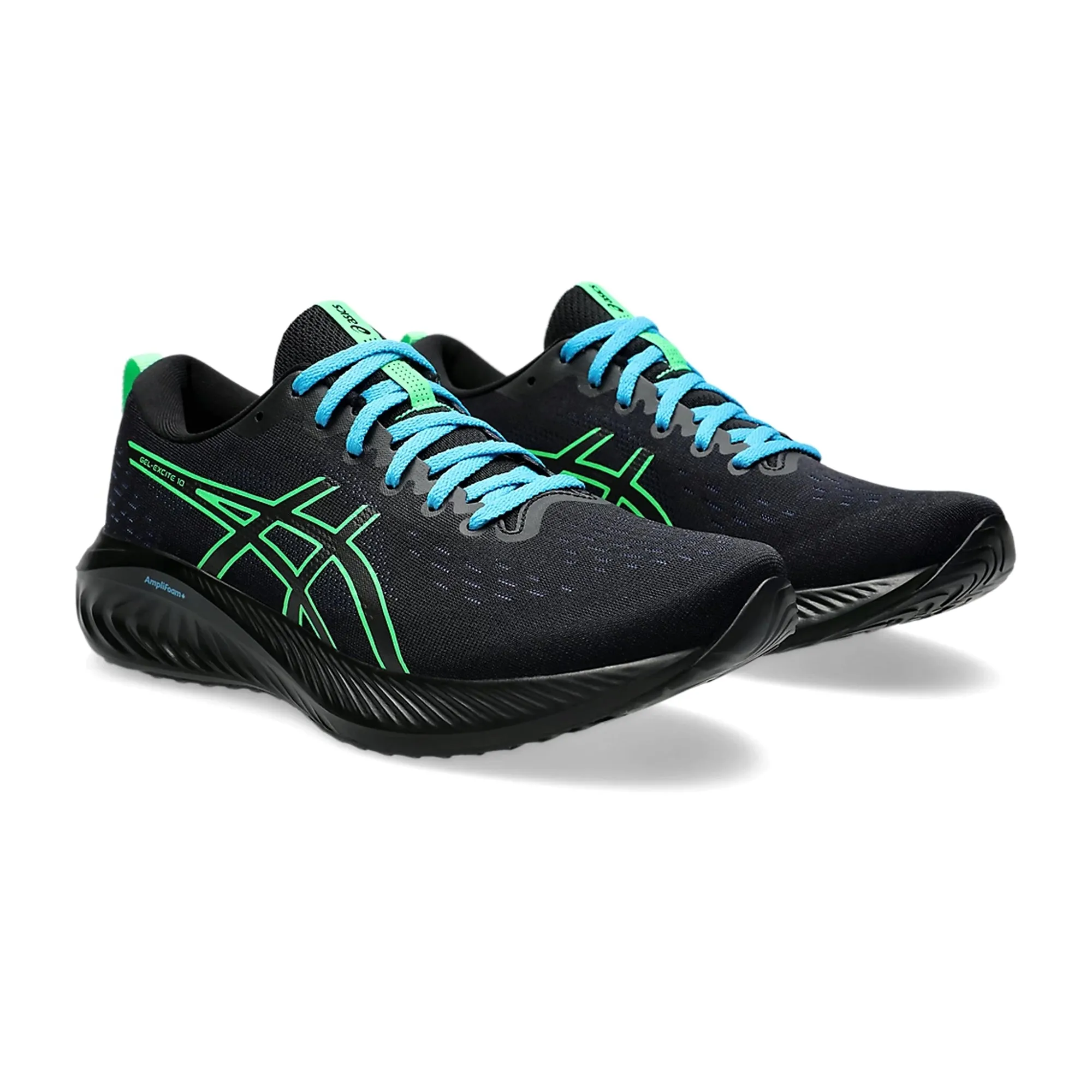 ASICS GEL-EXCITE 10 (M) - (BLACK/NEW LEAF) RUNNING SHOES