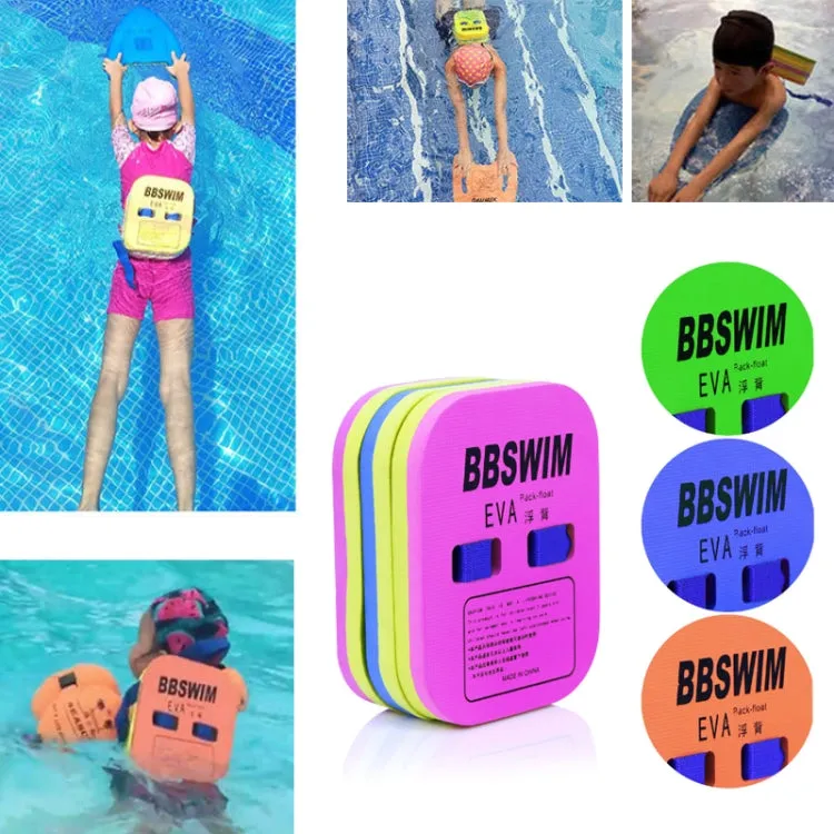 BBSWIM Swimming Back Flotation Board Swimming Buoyancy Aids, Color: Large Orange