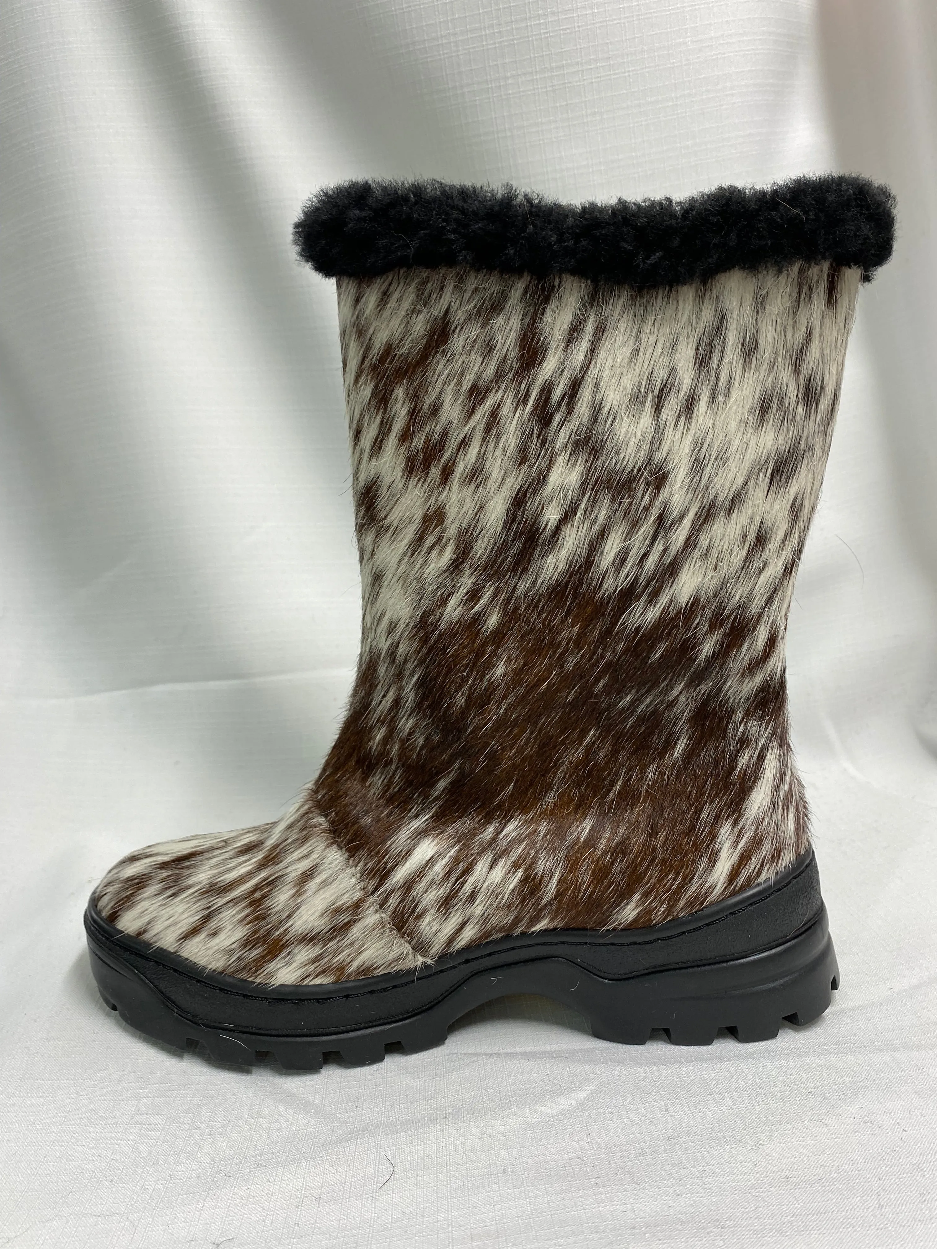 Boots - Oksana Fur Boot - Ebony