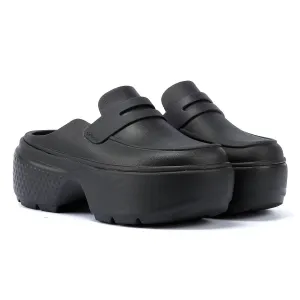 Crocs Stomp Women's Black Loafers