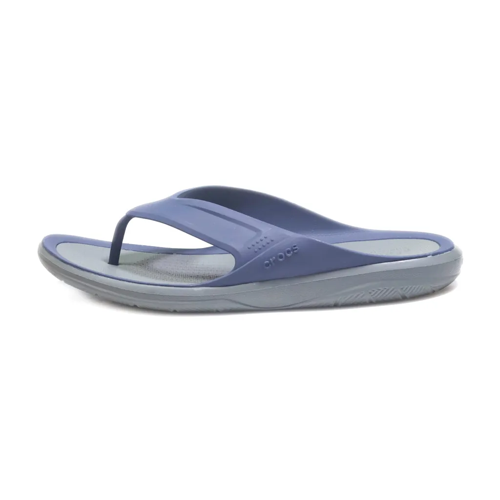 Crocs Swiftwater Flip Flops Eva Blue Colour For Men