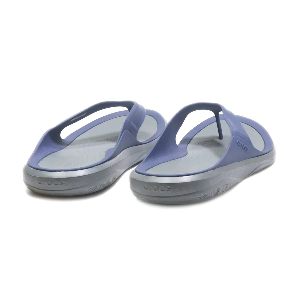 Crocs Swiftwater Flip Flops Eva Blue Colour For Men