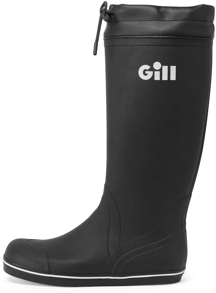 Gill Tall Yachting Boots - Black