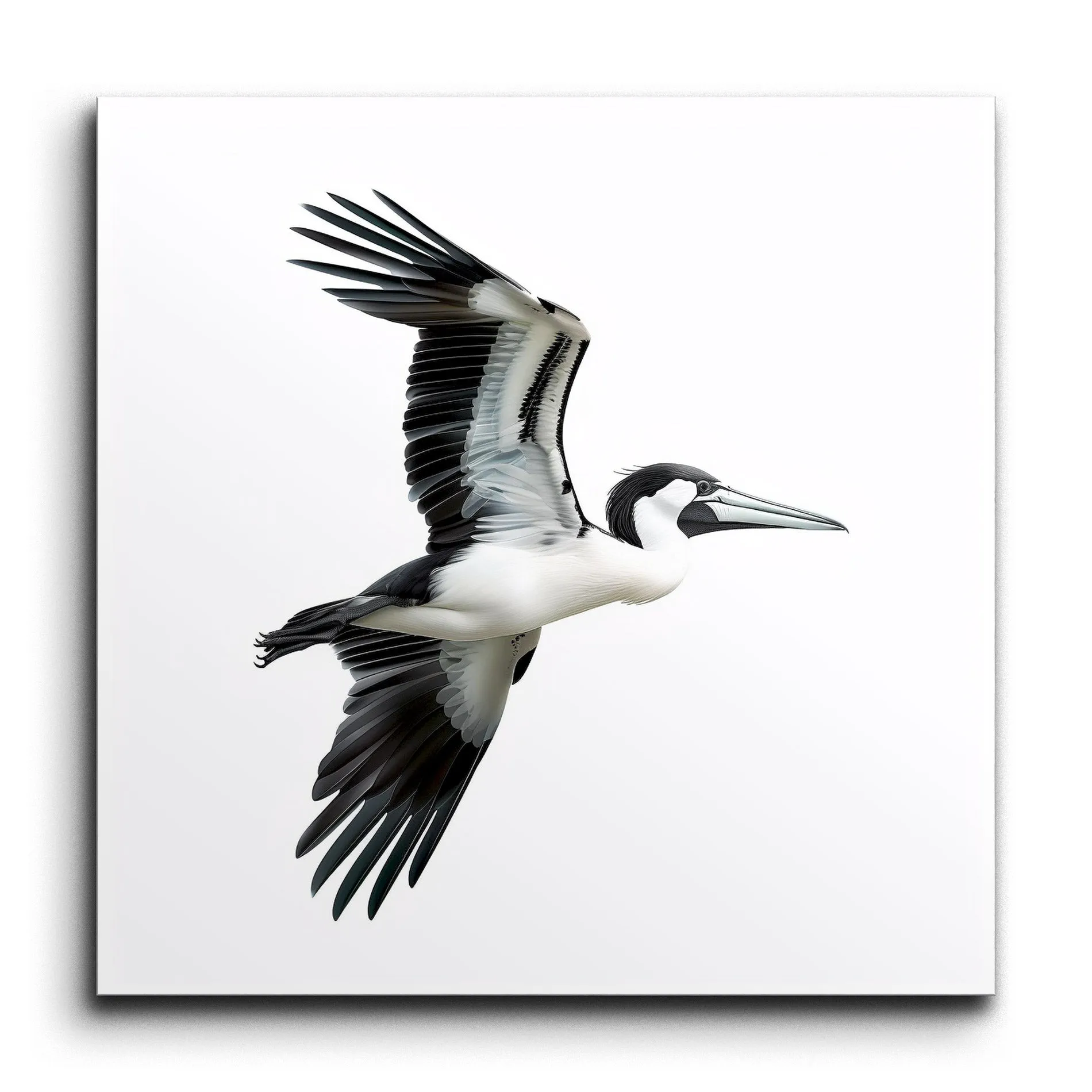 Graceful Flight: Hyperrealistic Bird in Motion