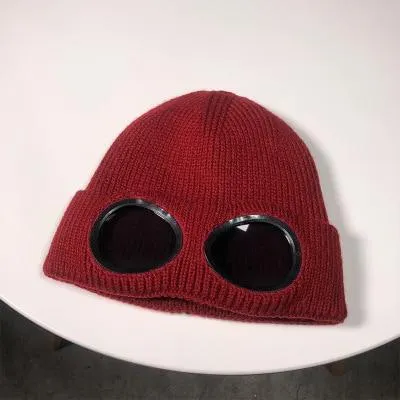 Knitted Hat With Glasses