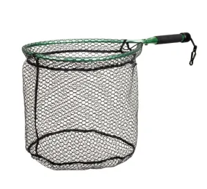 McLean Short Handle Weigh Net Rubber Mesh - Olive