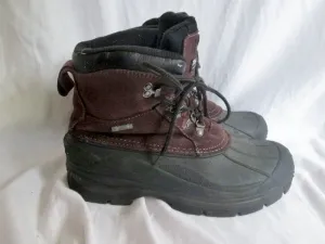 Mens SMITH'S 1247 POLAR THINSULATE Waterproof Duck Boots BROWN BLACK 11 Leather