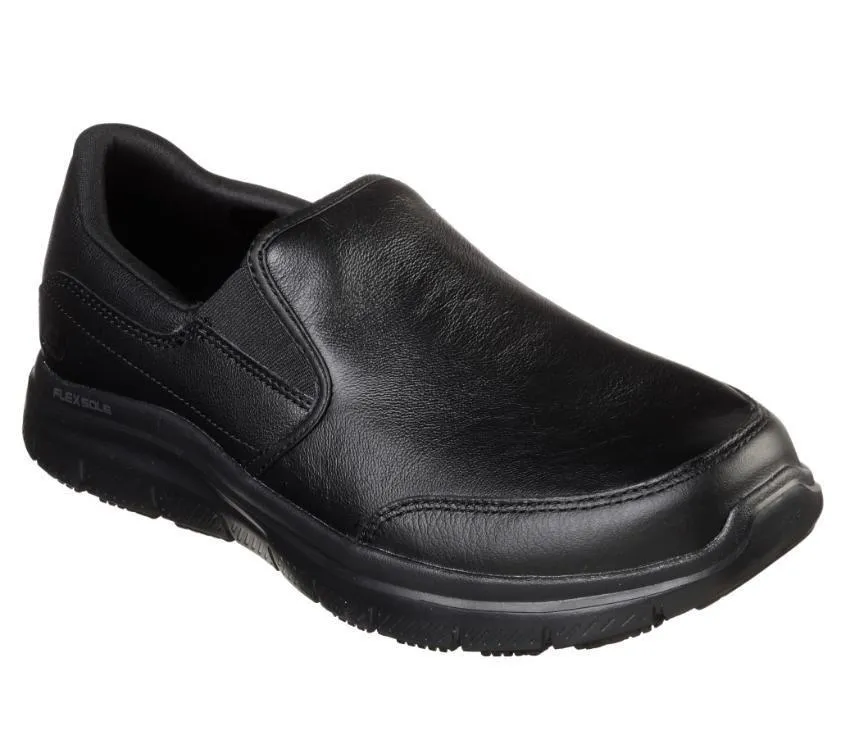 Men's Wide Fit Skechers Work 77071 Bronwood Walking Shoes