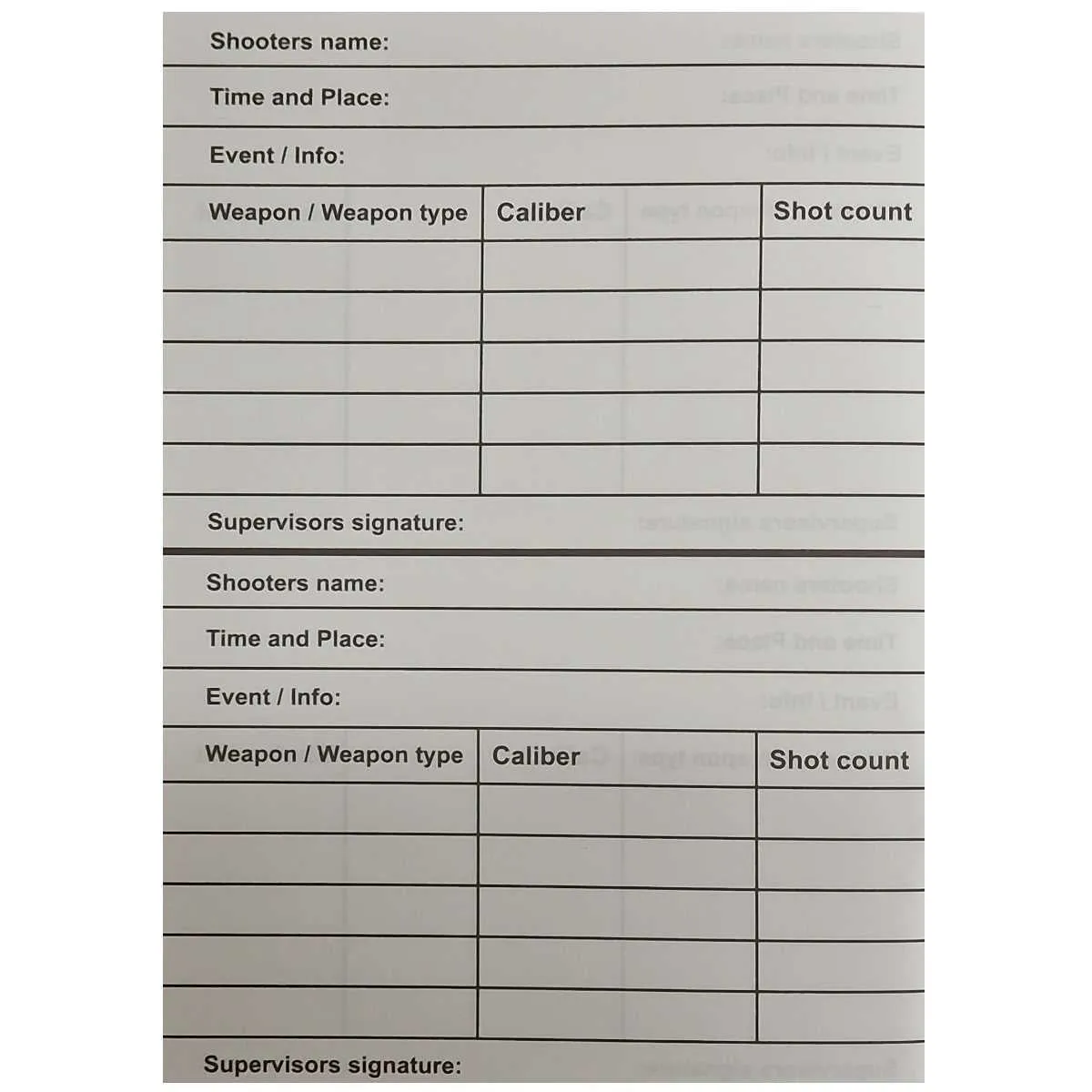 Modestone Shooters Waterproof Logbook A6 - Tan