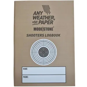 Modestone Shooters Waterproof Logbook A6 - Tan