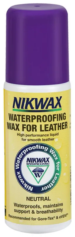 NikWax 731 WATERPROOFING WAX FOR LEATHER - LIQUID BLACK