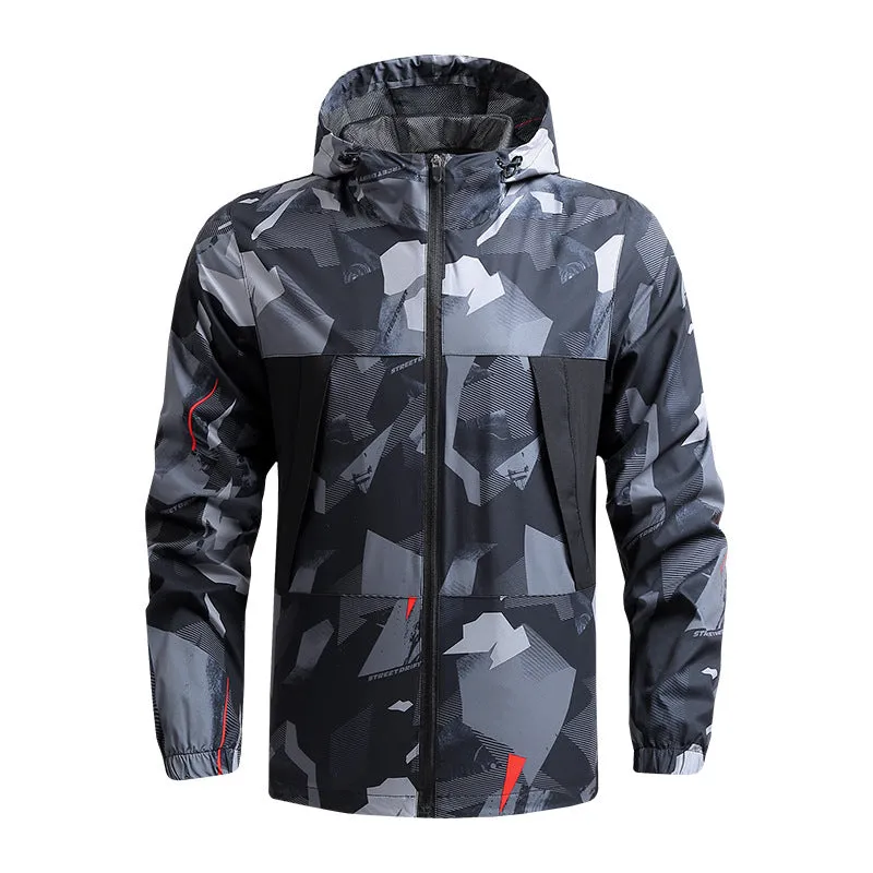 Quick drying outdoor sports Hooded Jacket