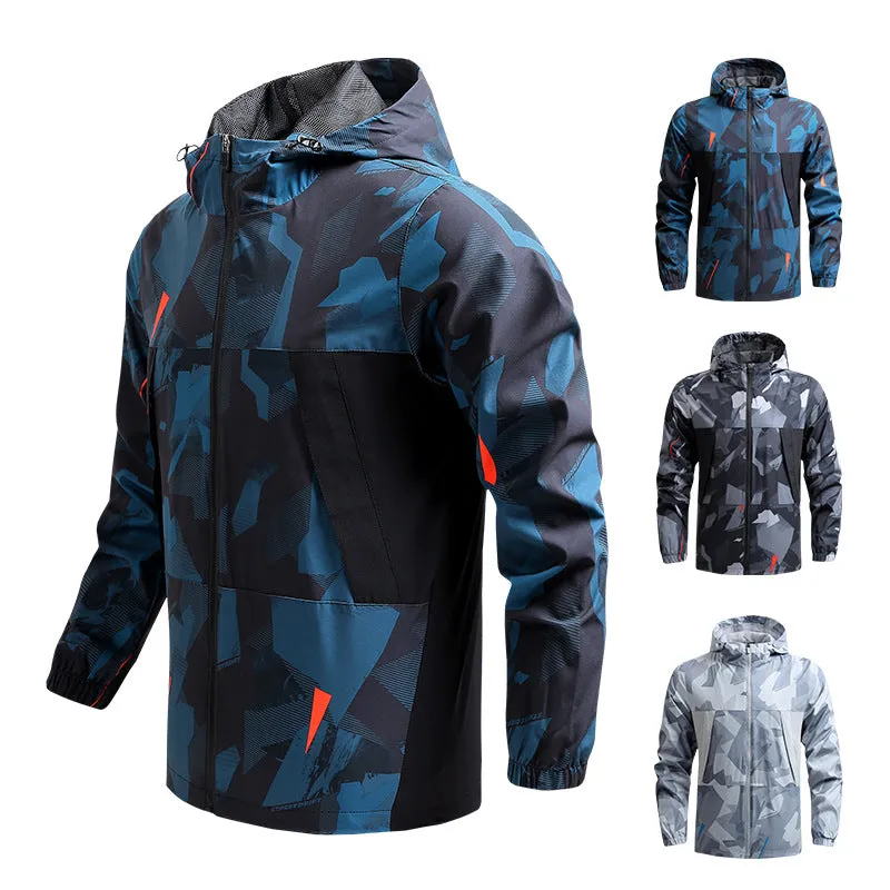 Quick drying outdoor sports Hooded Jacket