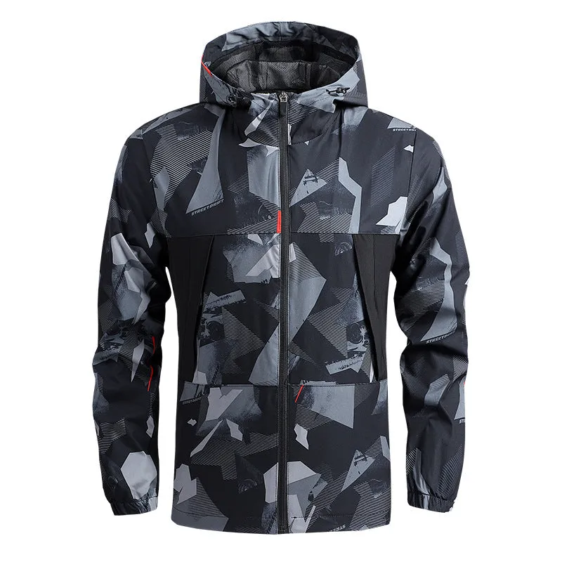 Quick drying outdoor sports Hooded Jacket