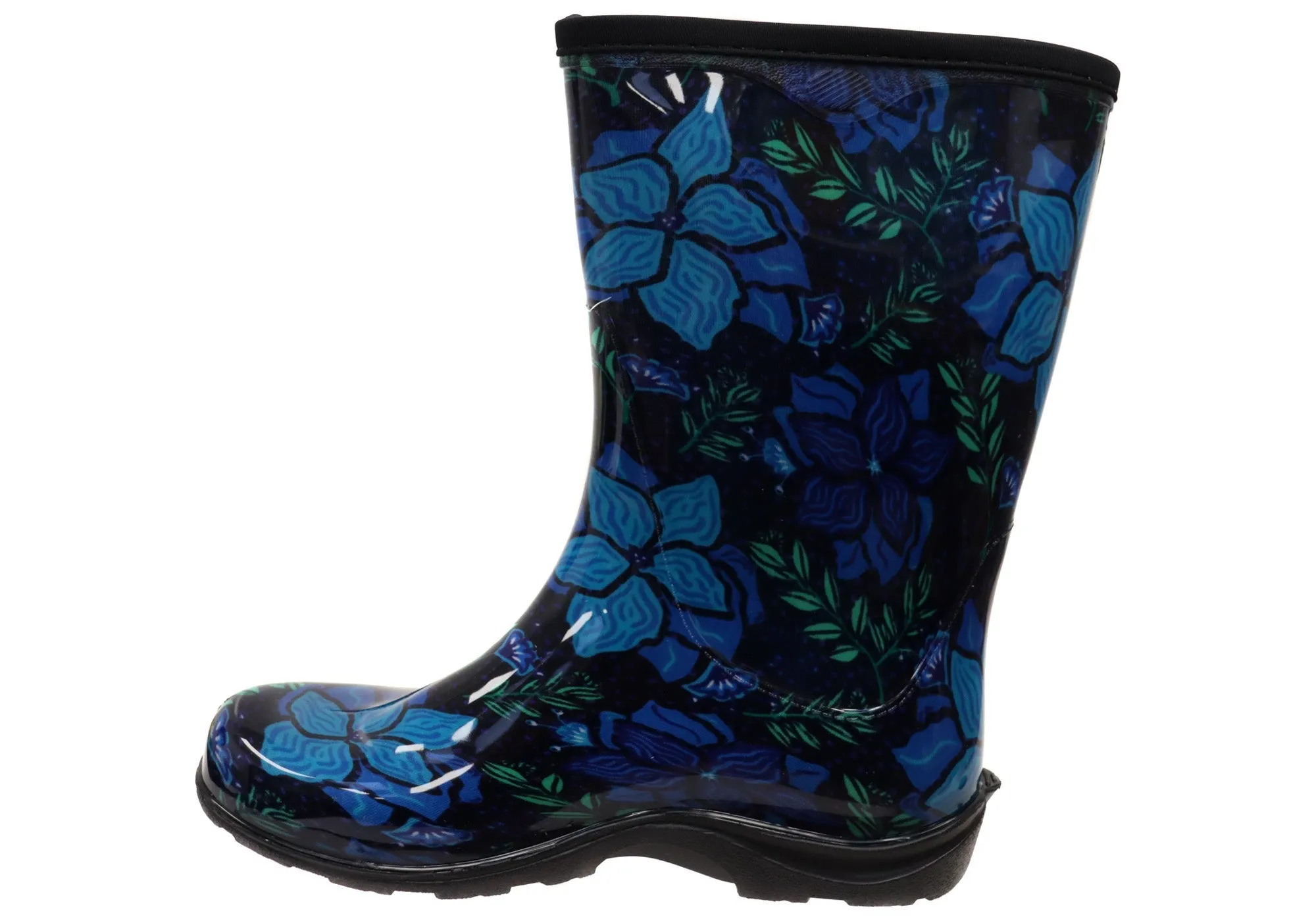 Sloggers Comfortable Womens Splash Gum Boots Spring Surprise Blue