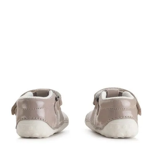 Start-Rite: Tumble - Taupe Patent Pre-Walkers