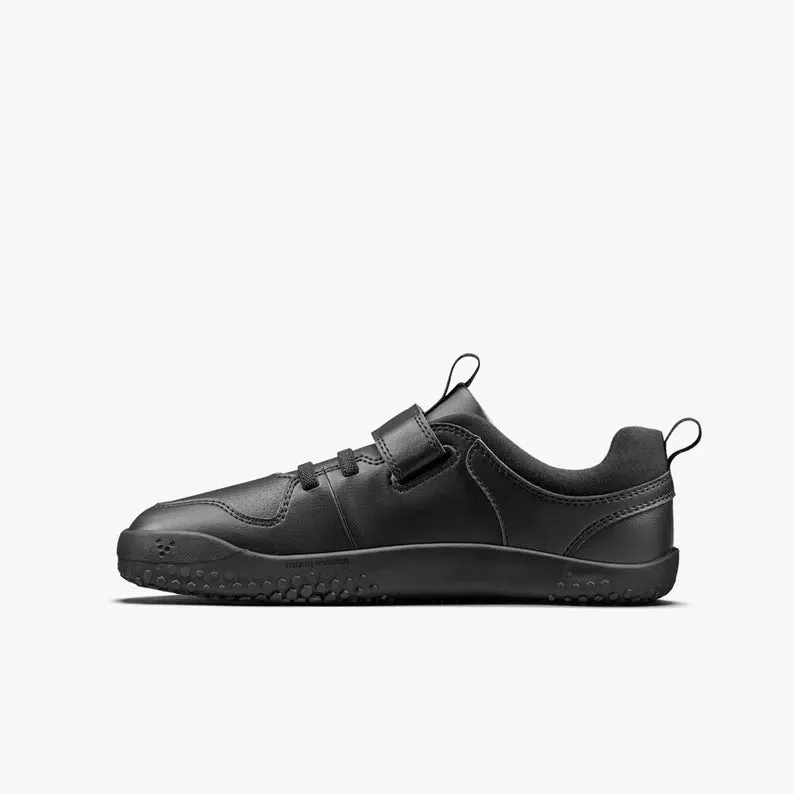 Vivobarefoot Ludo School Animal Free Juniors Obsidian