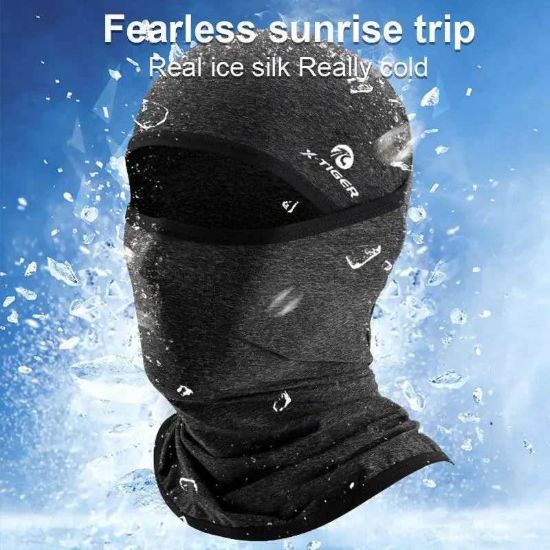 X-TIGER Summer Face Mask Absorb Sweat Cycling Fishing Training Face Scarf Neck Gaiter Bicycle Sun Protection Sport Face Mask